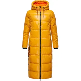 Navahoo Wintermantel Schmuseengel gelb / schwarz XXL