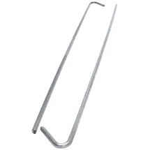 PROTEKTOR Abhängedraht mit Haken 375mm Stahl Silber, Deckenabhängung