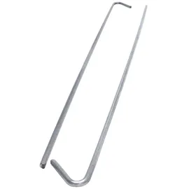 PROTEKTOR Abhängedraht mit Haken 375mm Stahl Silber, Deckenabhängung