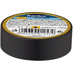 Kanlux schwarzes Isolierband 10m