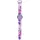 JACQUES FAREL HCC 3142 Analog Quarz Textilband Lila Rosa