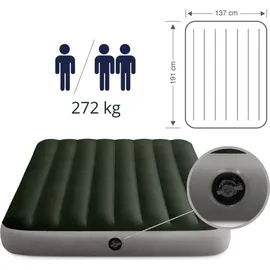 Intex Luftbett 191 x 137 x 25 cm mit Batteriepumpe 137x191x25