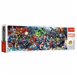 Trefl Puzzle 1000 Panorama Marvel Universum