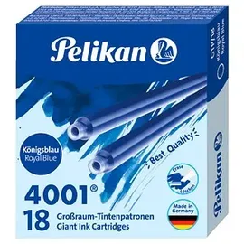 Pelikan Tintenpatronen 4001 königsblau 18 St.