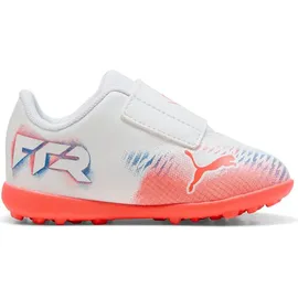 Puma Future 8 Play V TF Kinder puma white/puma black/glowing red 20