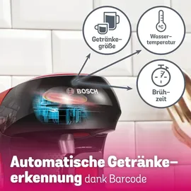 Bosch Tassimo Happy friendly TAS103E schwarz/rot