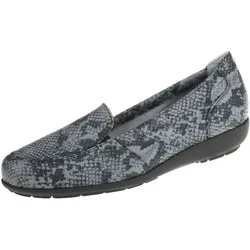 Slipper NATURAL FEET "Matilda", Damen, Gr. 40, schwarz, Synthetik, casual, Schuhe Slipper Mokassin, in tollem Design