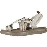 Teva Damen Voya Strappy Womens Sandalen, Elfenbein (Antiguous Birch Abrc), 37 EU