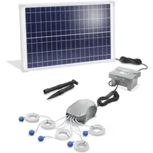 esotec Solar Teichbelüfter-SET 25/600 POWER 5 mit LiFePo4 Akku-Speicher 101877
