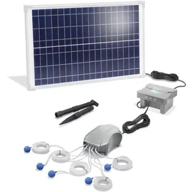 esotec Solar Teichbelüfter-SET 25/600 POWER 5 mit LiFePo4 Akku-Speicher 101877