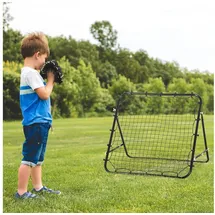 Homcom Rebounder mit verstellbaren Winkeln Schwarz