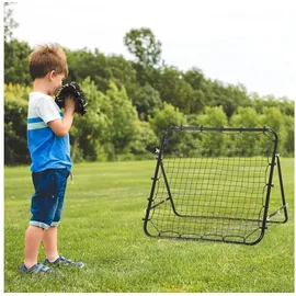 Homcom Rebounder mit verstellbaren Winkeln Schwarz