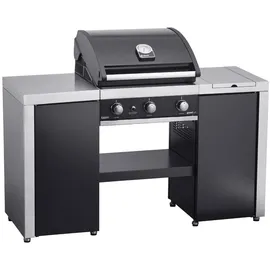 GrandHall Premium G3 Island Gasgrill schwarz