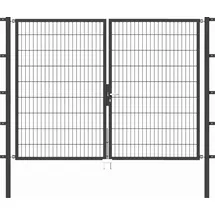 GAH Alberts GAH-Alberts Stabgitter Doppeltor Flexo 250 x 180 cm, Typ 6/5/6, anthrazit, zum Einbetonieren