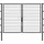 GAH Alberts GAH-Alberts Stabgitter Doppeltor Flexo 250 x 180 cm, Typ 6/5/6, anthrazit, zum Einbetonieren