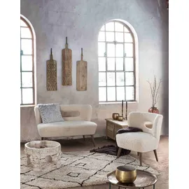 BIZZOTTO Sessel Cortina aus Holz Und Stoff,