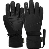 Reusch Damen Handschuhe Damen Skihandschuhe, black / silver, 6,5
