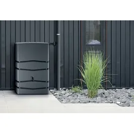 Prosperplast Regenwasserbehälter Aqua Tower 350 l hellgrau