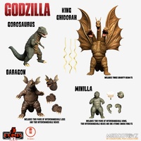 Mezco Toys Mezco 5 Points XL Godzilla: Destroy All Monsters (1968) - Round 2 Boxed Set