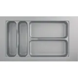 Hettich Orga Tray Besteckeinsatz 440-520 mm Nennbreite 350 mm Silber