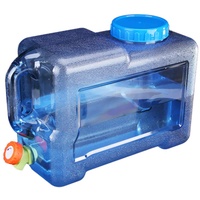 Starnearby 5L~22L Wasserkanister, Wasserkanister mit Hahn, Wassertank, Tragbarer Trinkwasserkanister, Wasserbehälter, Wasserkanister BPA frei, für Outdoor, Camping, Trinkder Speicher (12L)