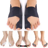 Zehenkorrektor Zehentrenner Ballenzeh-Schiene 【2024 aktualisiert】 Hallux Valgus Ballenzeh-Korrektur-Set Ballenzeh-Korrektur-Set Ballenzeh-Bandage Ballenzeh-Übungsgurt, orthopädisches Set, entzündete