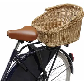 KLICKfix Fahrradkorb Weidenkorb GT braun