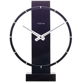 Nextime Tisch- Wanduhr Carl Small 34 x 27 cm schwarz