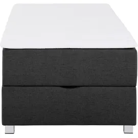 Home Affaire Boxbett HOME AFFAIRE "Alexis", grau (anthrazit), B:90cm L:200cm, Struktur fein (100% Polyester), Komplettbetten, ohne Kopfteil - ideal für Räume mit Dachschrägen; in 4 Breiten
