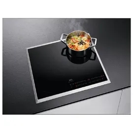 AEG Herdset AEG Backofen SteamBake mit Induktionskochfeld PowerBooster autark 60 cm