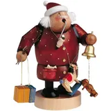 KWO Räuchermann Weihnachtsmann 20 cm rot/mehrfarbig