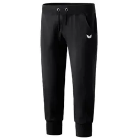 Erima 3/4 Sweathose mit Bündchen Damen schwarz 42
