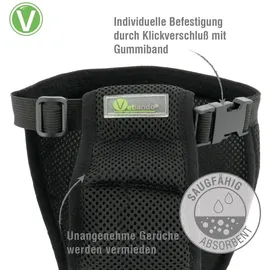 Vetlando Läufigkeitshöschen Hundepflegeartikel 1 Stück Schwarz XS