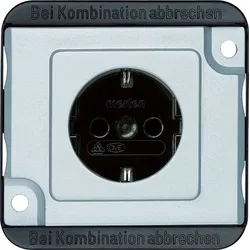 Merten Steckdose 1-fach si mit UP mit BS IP20 PANZER MEG2400-7060