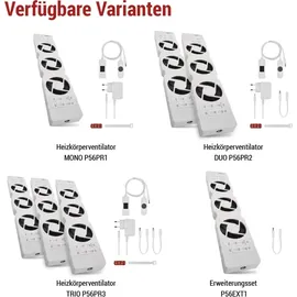 EMOS Heizung-Ventilator MONO Heizgebläse Luftdurchfluss 36 m3/h