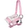 HKM Hobby Horsing Halfter und Strick rosa