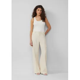 QS Cargo-Hose aus Leinenmix Beige 36