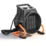Vevor PTC-Heizlüfter 2000 W Orange/Schwarz