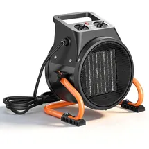 Vevor PTC-Heizlüfter 2000 W Orange/Schwarz
