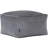 I.C.O.N. icon Sitzpouf, Grau, Kunststoff, 42x24x42 cm, Hergestellt in Deutschland, Wohnzimmer, Hocker, Poufs