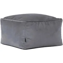 I.C.O.N. icon Sitzpouf, Grau, Kunststoff, 42x24x42 cm, Hergestellt in Deutschland, Wohnzimmer, Hocker, Poufs