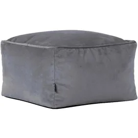 I.C.O.N. icon Sitzpouf, Grau, Kunststoff, 42x24x42 cm, Hergestellt in Deutschland, Wohnzimmer, Hocker, Poufs