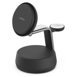Belkin UltraCharge Pro Magnetische 3-in-1-Ladestation mit Qi2 25W schwarz