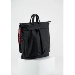Alpha Industries  Taschen Label Helmet Bag - black  in Schwarz, Einheitsgrösse