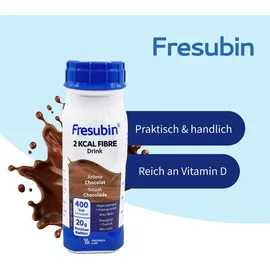 Fresenius Fresubin 2 KCAL FIBRE Drink Schokolade 24x200ml Trinkflasche