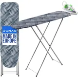 Kadax Bügelbrett mit Fach, 104x30cm Dampfbügelbrett - KADAX
