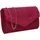 Swankyswans Ruth Clutch Bag Leder Fuchsia