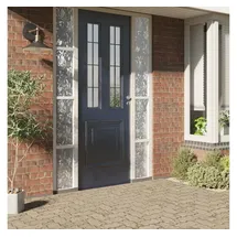 vidaXL Fensterfolie Matt Blumenmuster 90x500 cm PVC