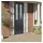 vidaXL Fensterfolie Matt Blumenmuster 90x500 cm PVC