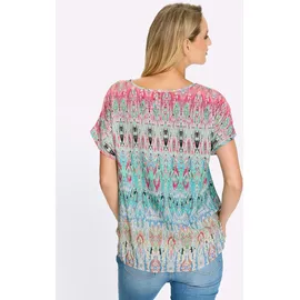 Heine Druckbluse rosé 38